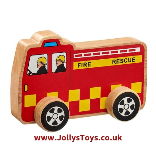 Chunky Wooden Fire Engine